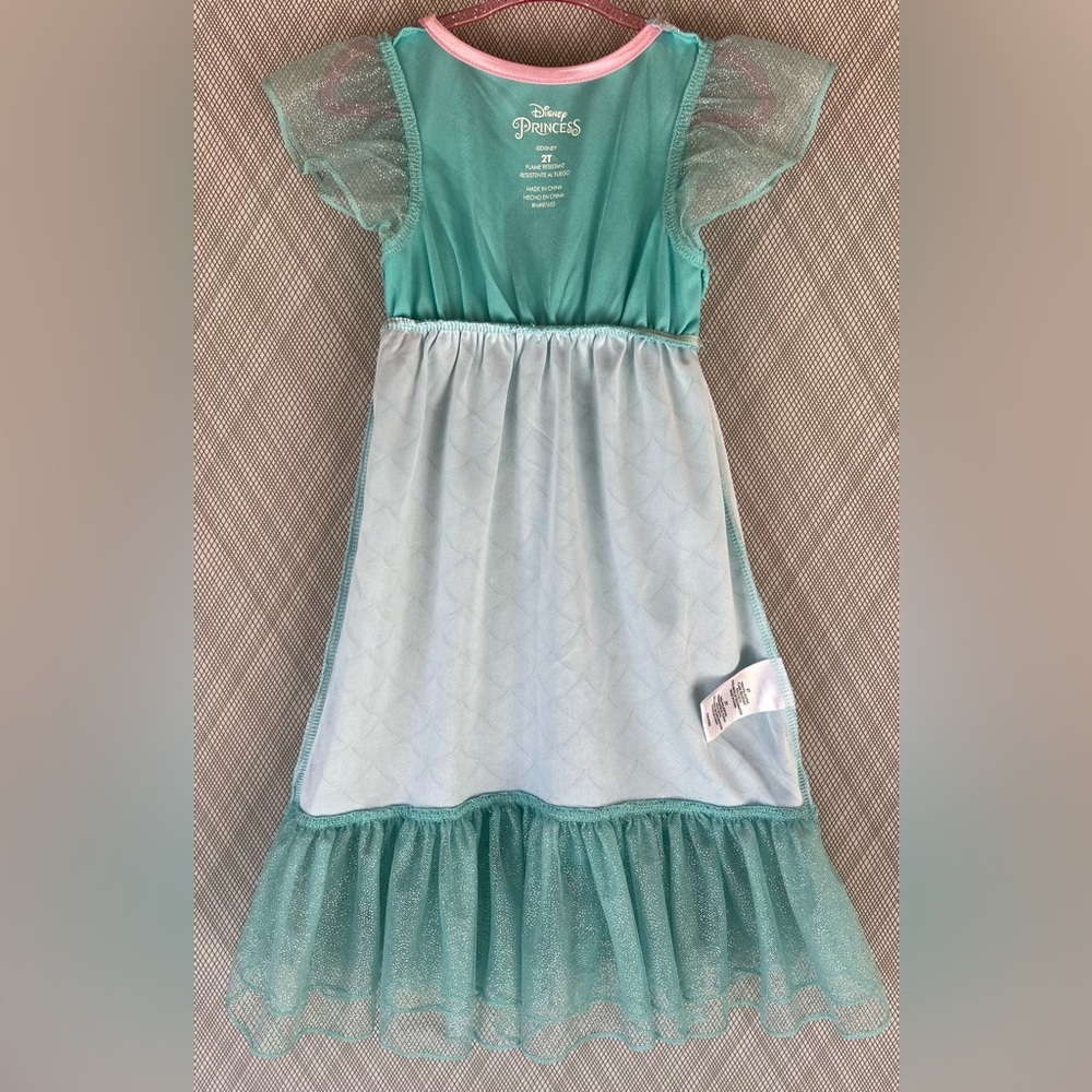 Disney Princess - Ariel teal dress-up gown Dress (Size 2t) - Picture 3 of 7